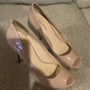 Nude Guess heels size 7
